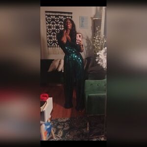 1XL Sequin 2pc Pant Suit